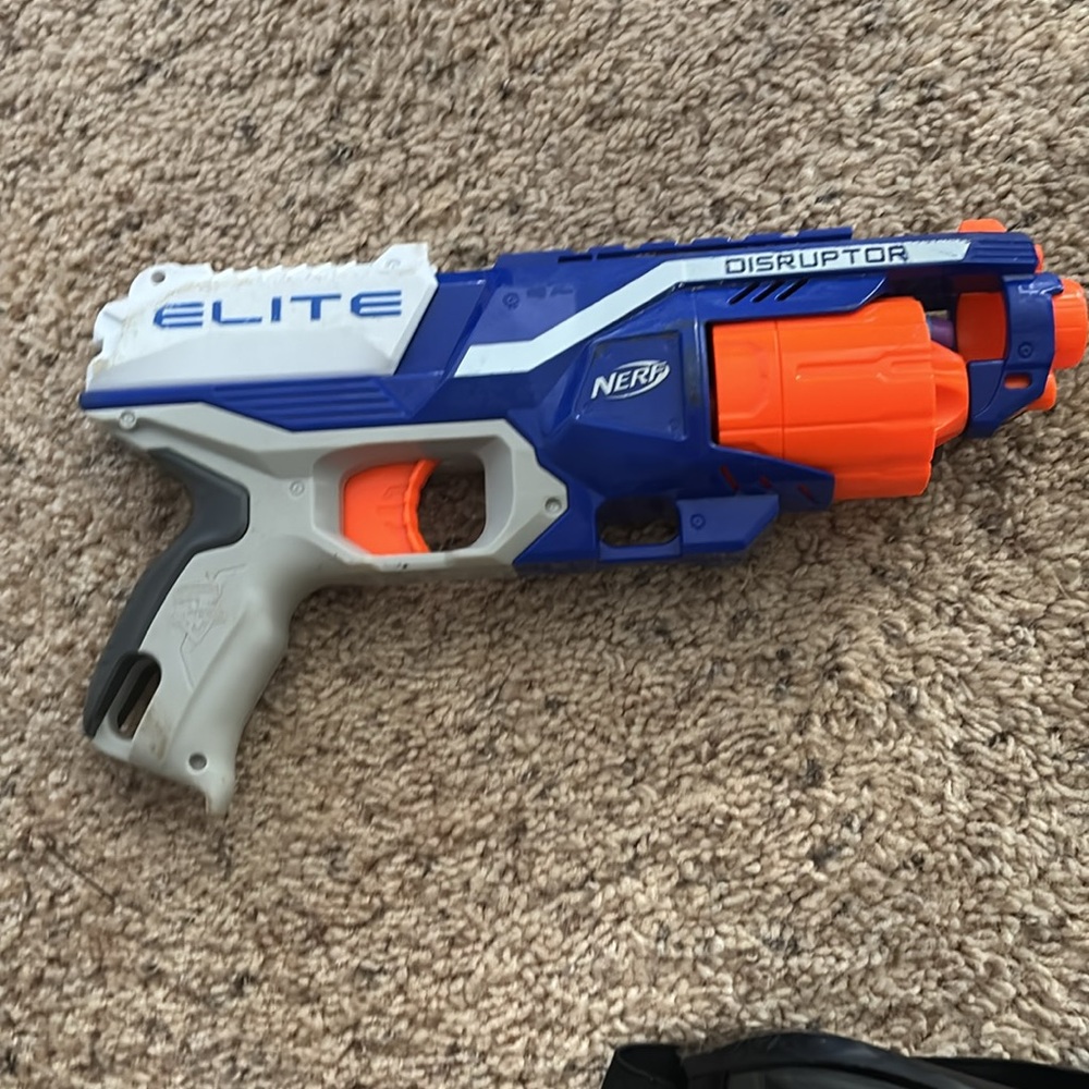 NERF Bundle Elite Gun Outbreaker Bow Mask Wristband Jacket Adventure Force Guns - Picture 6 of 10